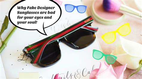 are fake sunglasses bad for eyes